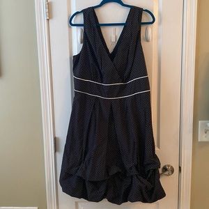 Vintage torrid Size 3x polka dot dress emo mallgoth hottopic